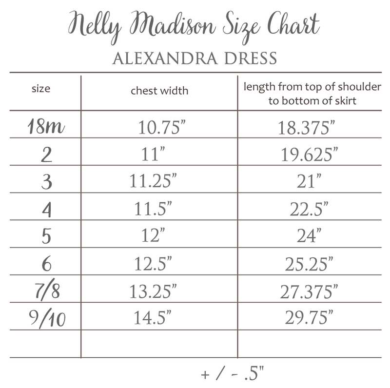 Little Girl on the Prairie Alexandra Dress