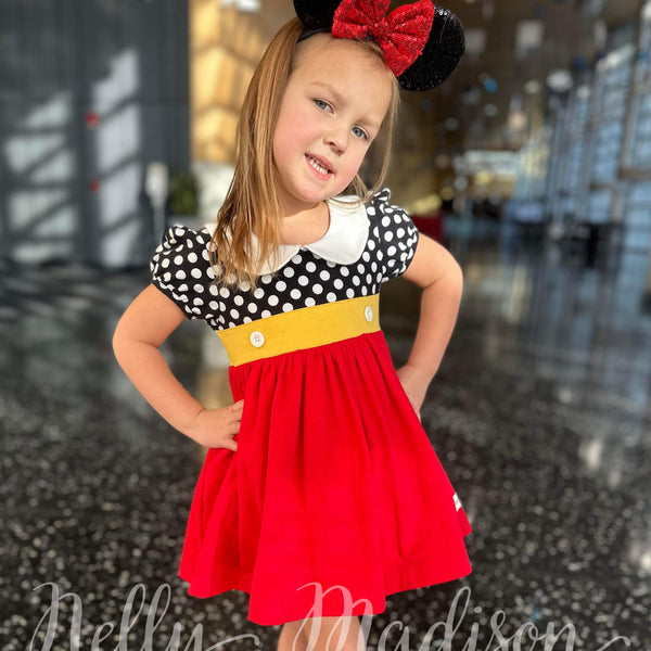 Mini-Mousey Dress 10/12