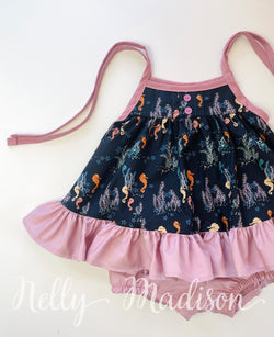 Sea Horsie Christina Tunic & Dollies Set