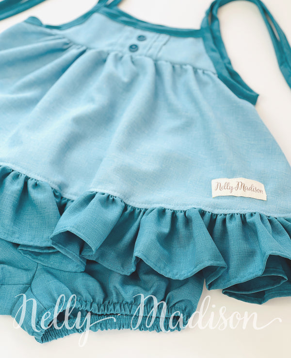 Mediterranean water Christina Tunic & Dollies Set