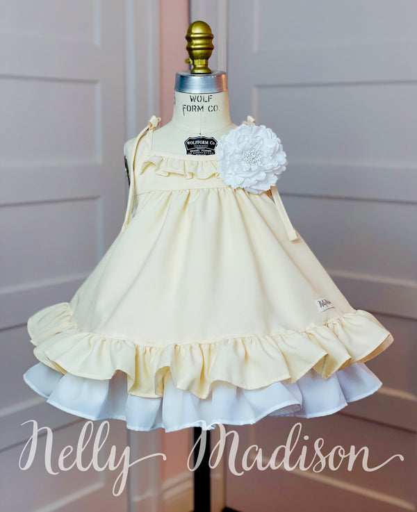 Honey Cream Dream Hannah Dress + Dollies Set