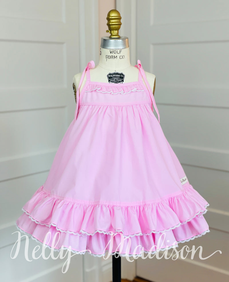 Lacey Light Pink Hannah Dress – Nelly Madison