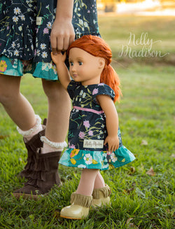 Evening Primrose Doll Dress