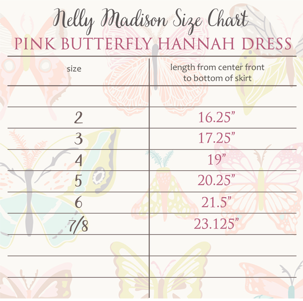 Pink Butterfly Hannah