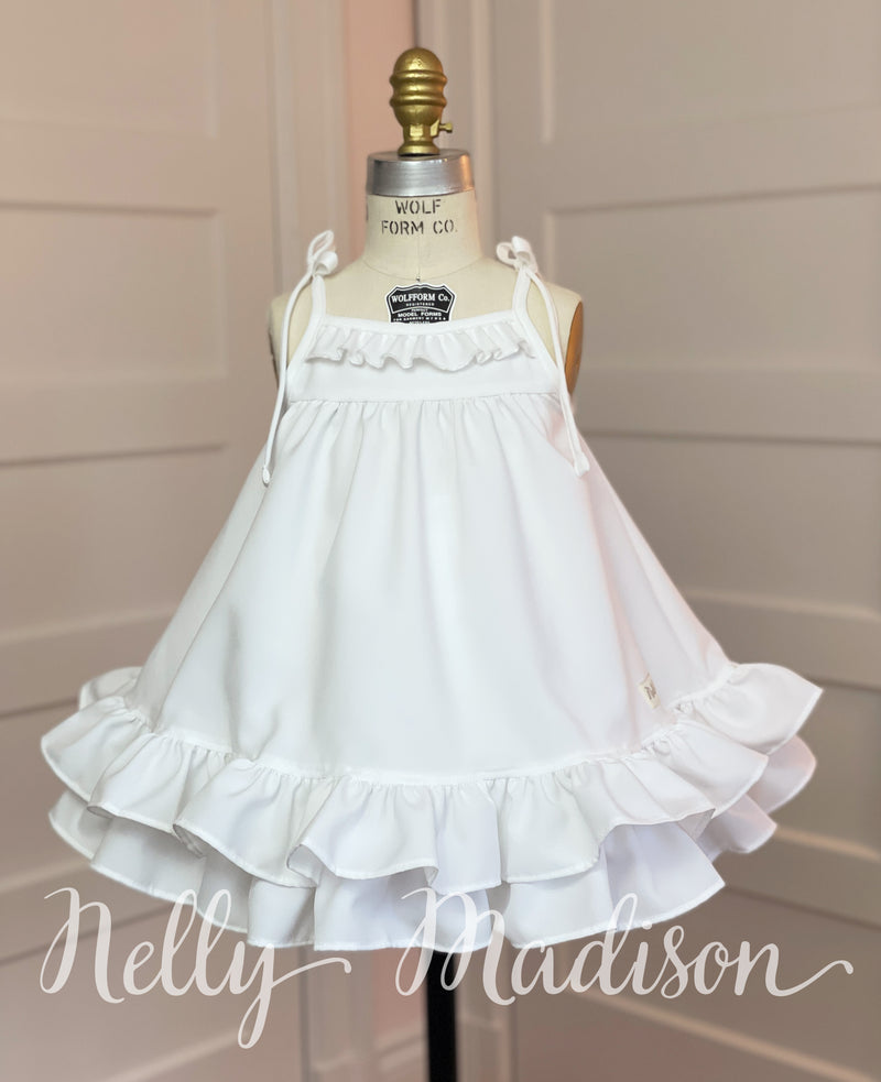 Marshmallow White Hannah Dress