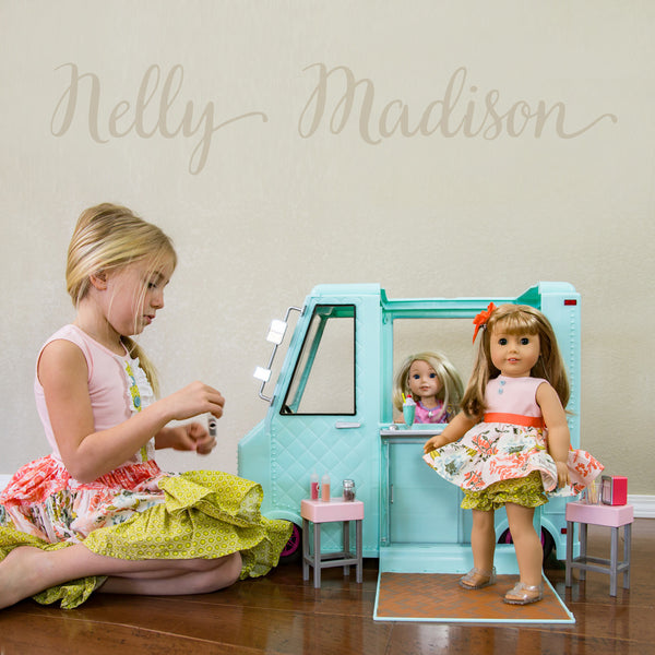 Honeysuckle Harvest Doll Dress