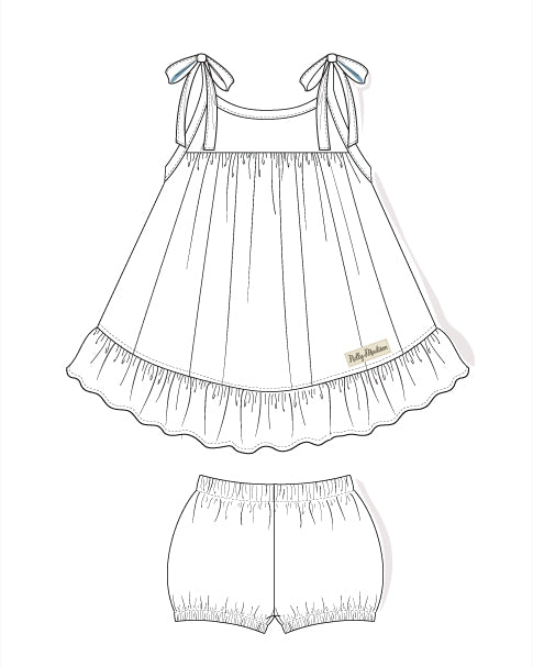 To Dye For Christina Tunic & Dollies Set