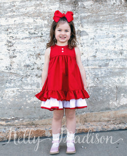 Cutie Pie Red Lydia Dress